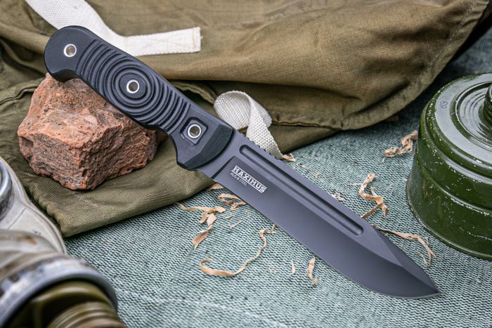 Нож туристический Kizlyar Supreme Maximus AUS-8 BT G10-BH Black