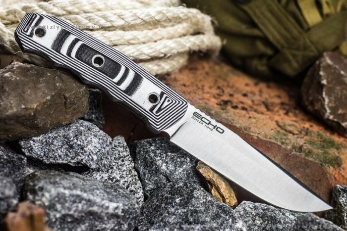 Нож туристический Kizlyar Supreme ECHO K340 SW G10-BWH KS