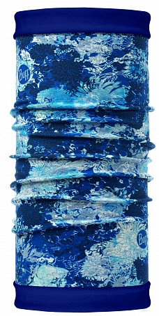 Бандана Buff REVERSIBLE POLAR WINTER GARDEN BLUE