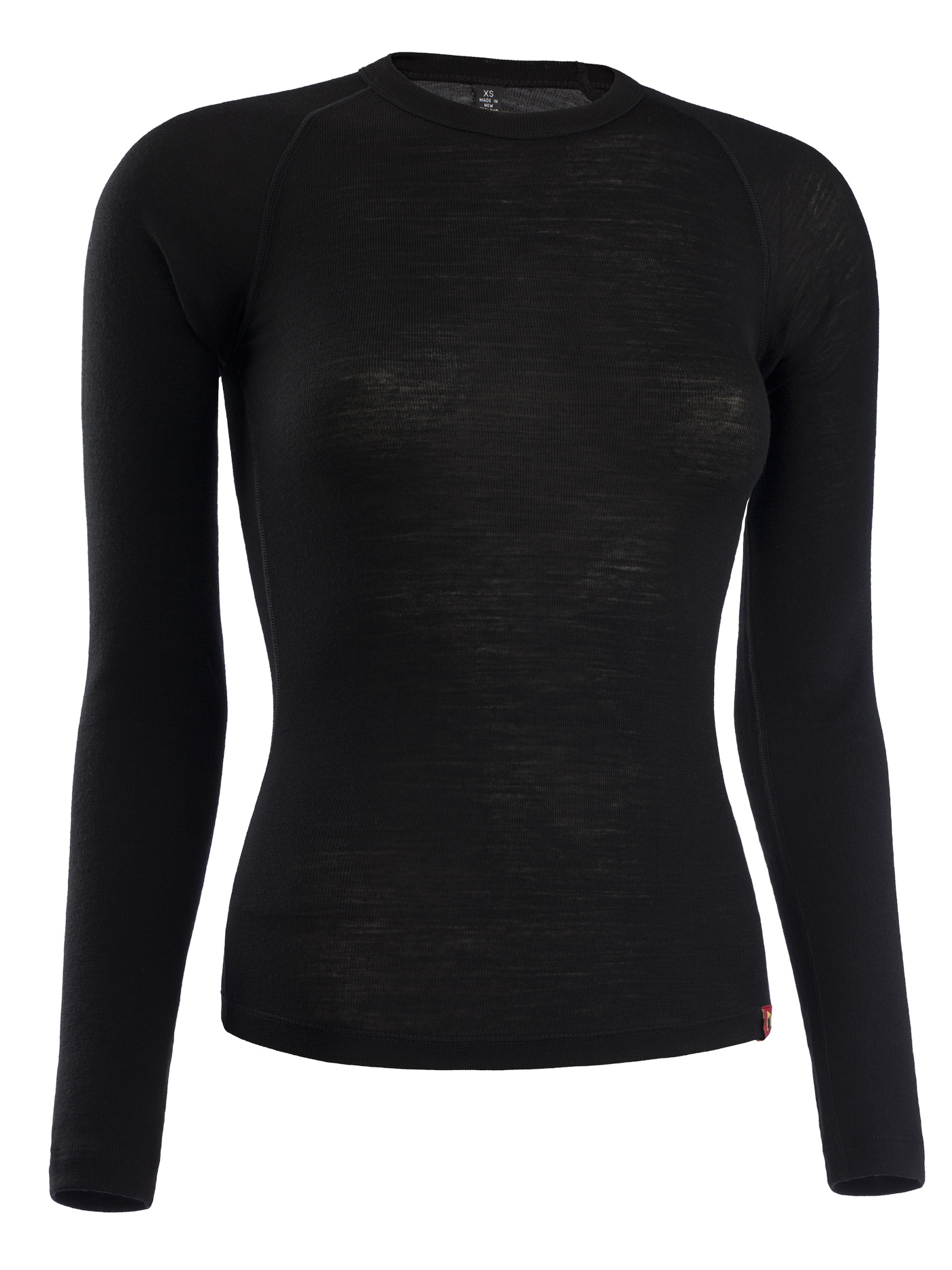 Термобелье фуфайка женская Bask MERINO WOOL LJ ЧЕРНЫЙ L