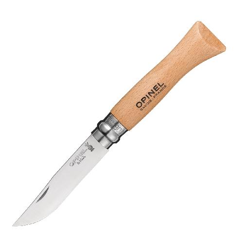 Нож складной Opinel №6, нержавеющая сталь, рукоять из бука