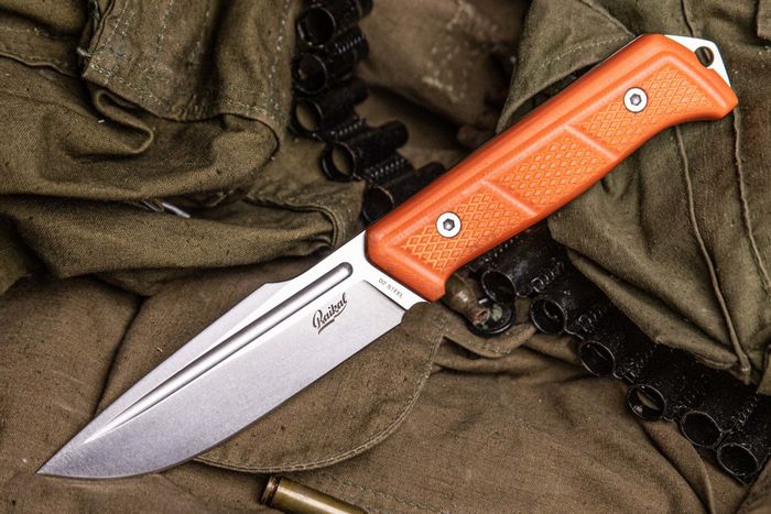 Нож туристический Kizlyar Supreme Baikal D2 Stonewash G10 Kydex